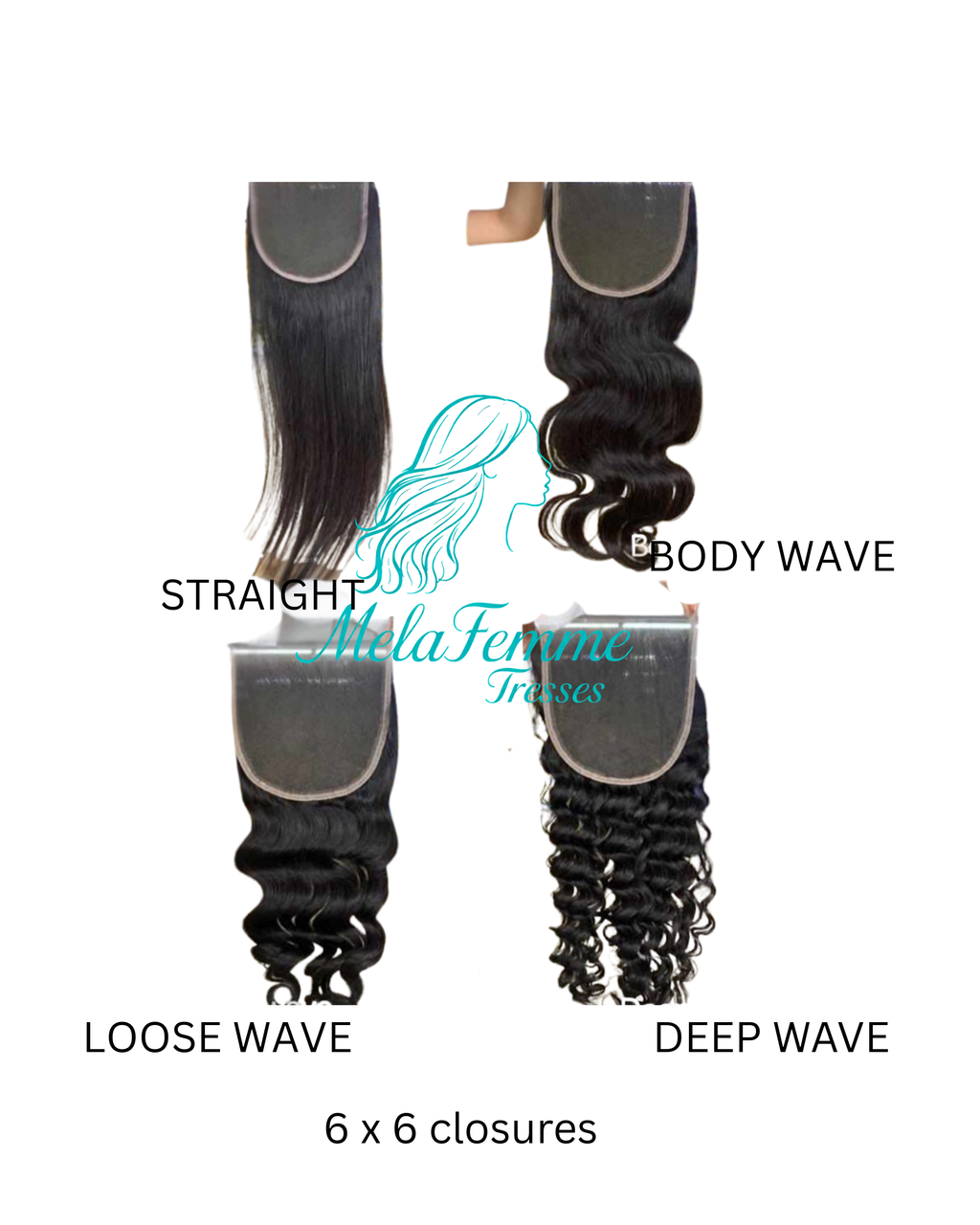 HD lace closures and frontals - DEEP WAVE