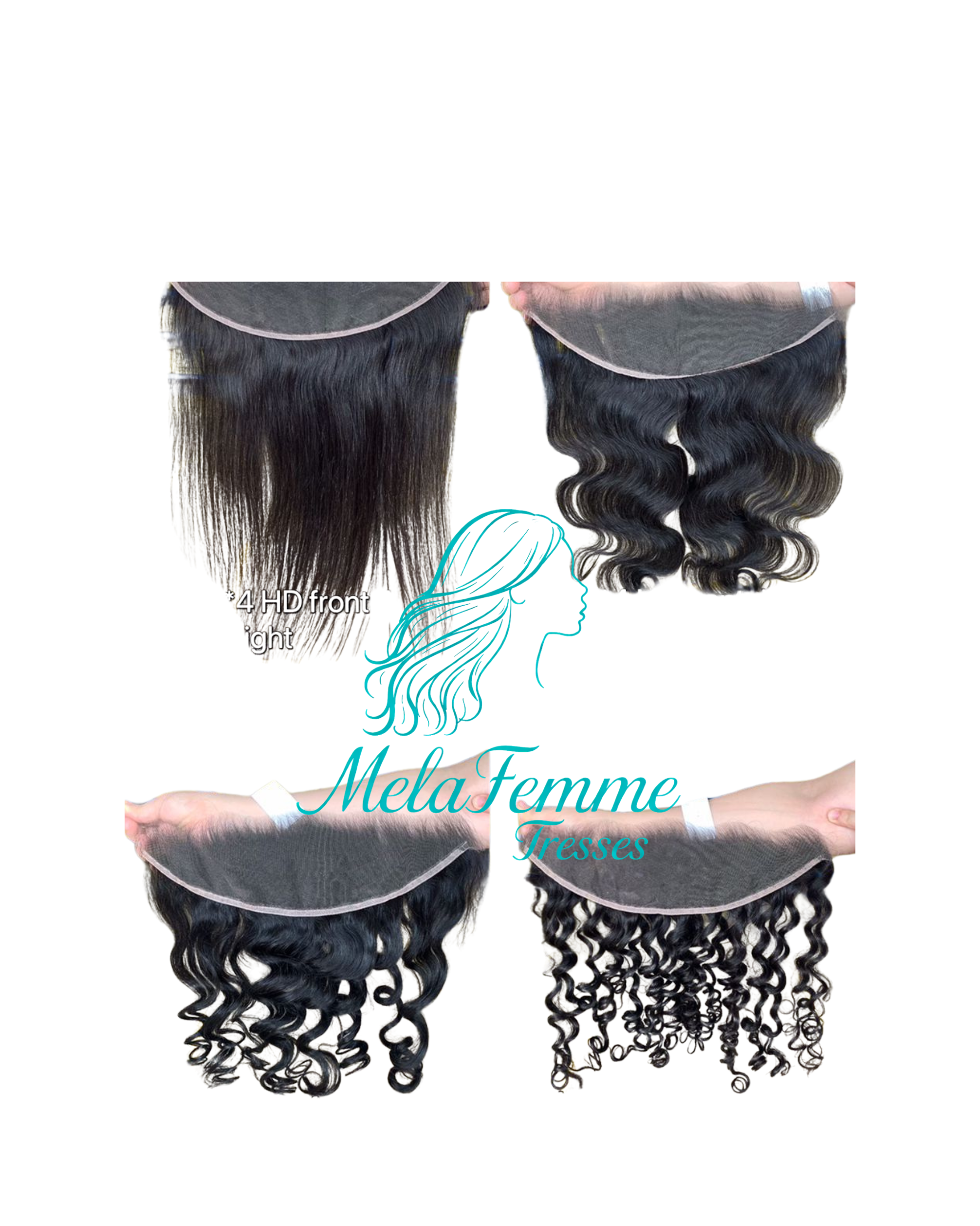 HD lace closures and frontals - DEEP WAVE