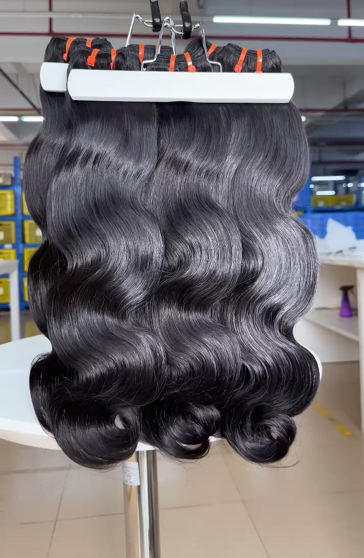 Thai Raw Hair BODY WAVE - Soft & Full Volume Bundles
