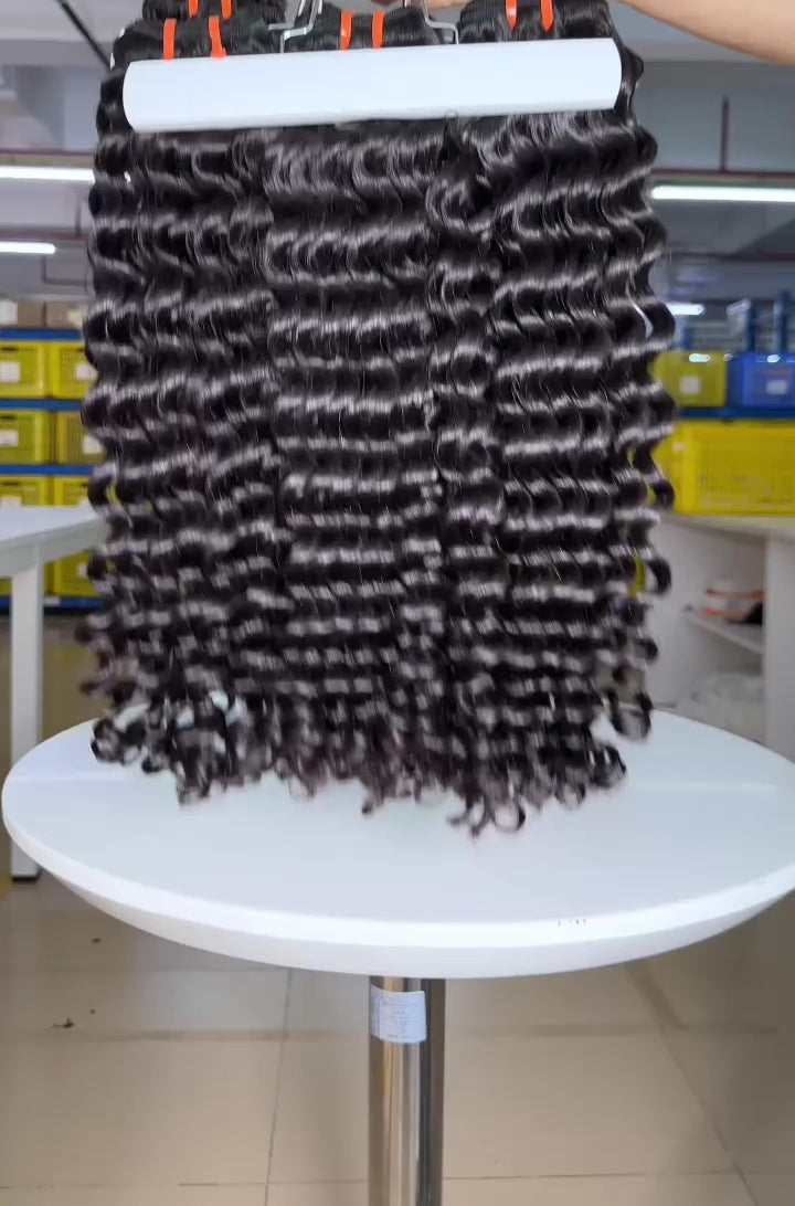 Thai Raw Hair DEEP WAVE - Soft & Full Volume Bundles